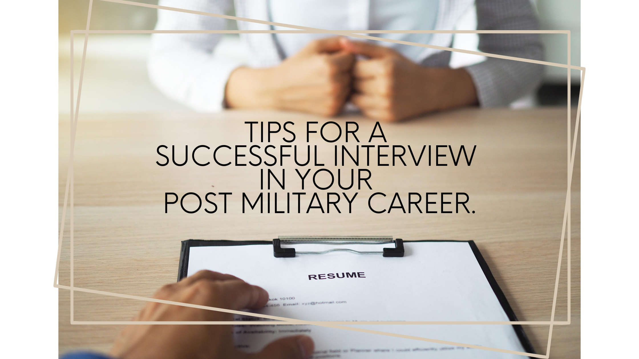 Post Military Job Interview